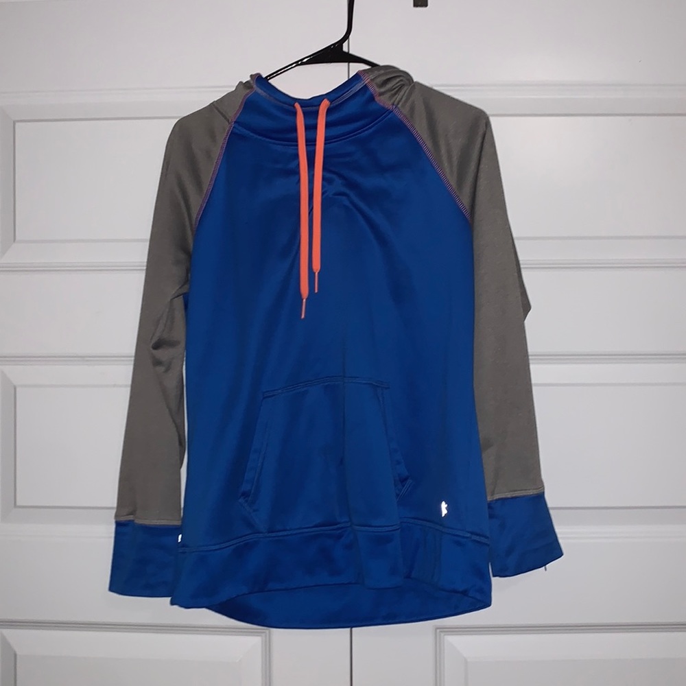 Blue and Gray girls Hoodie